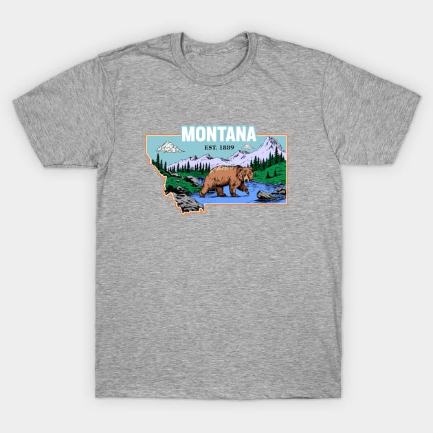 Montana and vintage T-Shirt by My Happy-Design